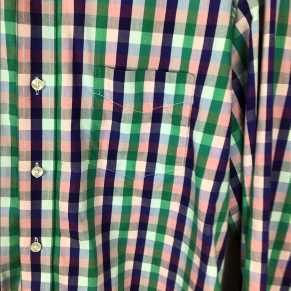 Charleston Threads plaid costal color button-upXXL - Picture 2 of 10